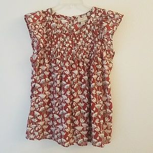 LOFT Floral Blouse